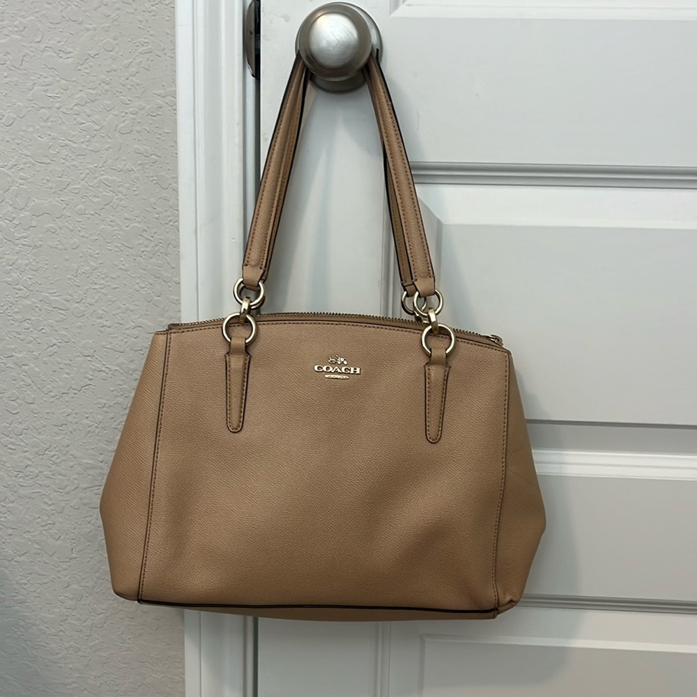 MUST GO! LAST CHANCE! - offer now! - Tan Coach Purse with Removable Strap